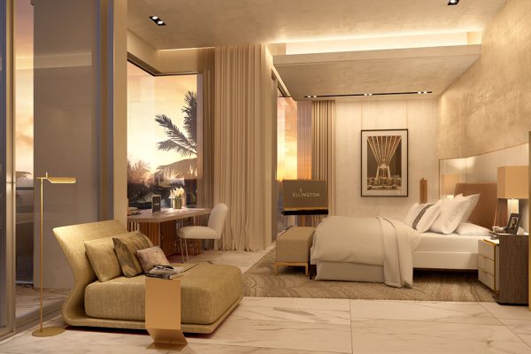 Palm Villas_Interior Visuals_Master Bedroom